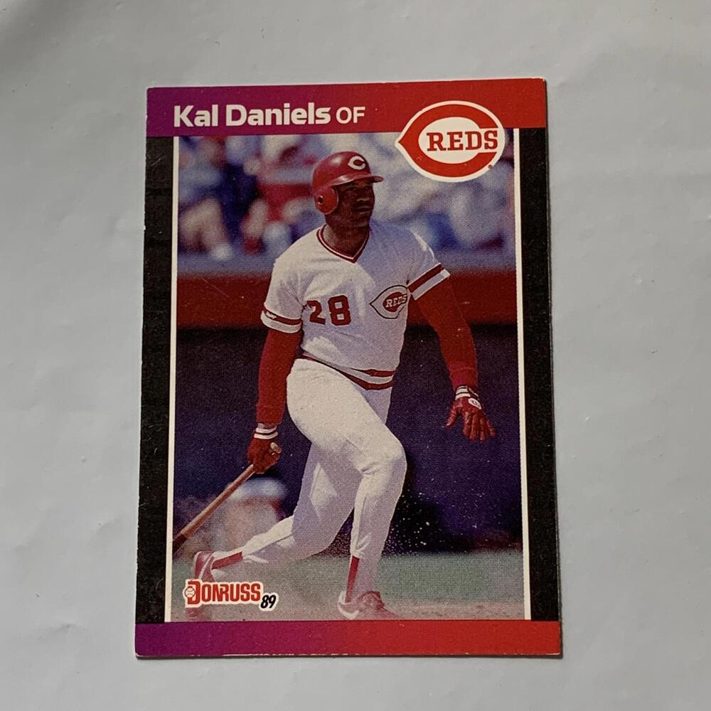 1989 Donruss Kal‎ Daniels Cincinnati Reds Baseball Card